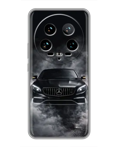 Чохол для Xiaomi 14 Ultra з картинкою «Mercedes у диму»