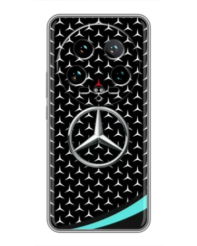 Чохол для Xiaomi 14 Ultra з картинкою «Mercedes — бірюзовий акцент»