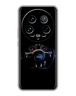 Чохол для Xiaomi 14 Ultra з картинкою «Салон Audi — кермо» Чохол для Xiaomi 14 Ultra з картинкою «Салон Audi — кермо»