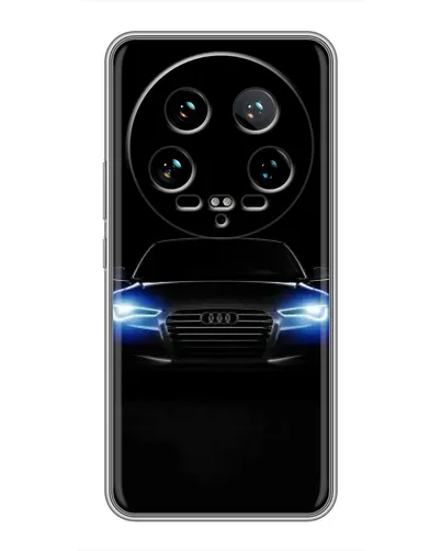 Чохол для Xiaomi 14 Ultra з картинкою «Audi в неоні»