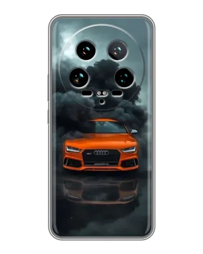 Чохол для Xiaomi 14 Ultra з картинкою «Audi у хмарах диму»
