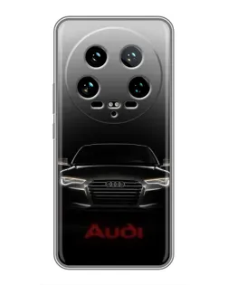 Чохол для Xiaomi 14 Ultra з картинкою «Audi — градієнтний контур»