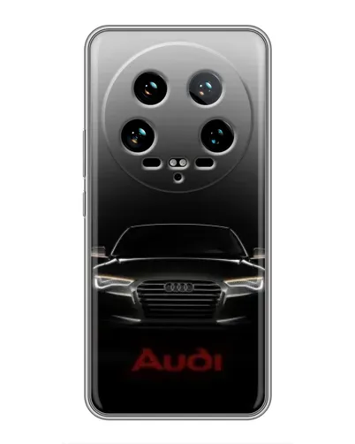 Чохол для Xiaomi 14 Ultra з картинкою «Audi — градієнтний контур»