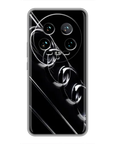 Чохол для Xiaomi 14 Ultra з картинкою «Audi — абстрактні кільця»