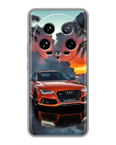 Чохол для Xiaomi 14 Ultra з картинкою «Audi — захід сонця»