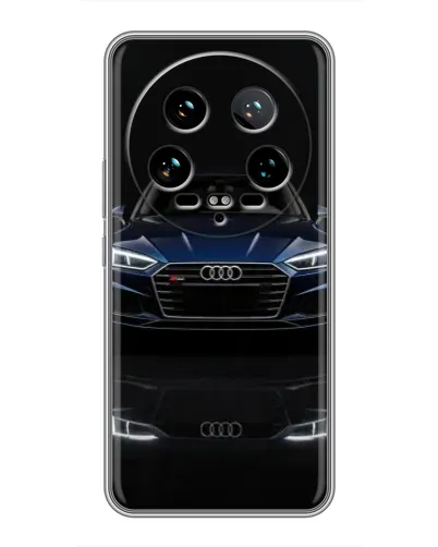 Чохол для Xiaomi 14 Ultra з картинкою «Audi — нічне відображення»