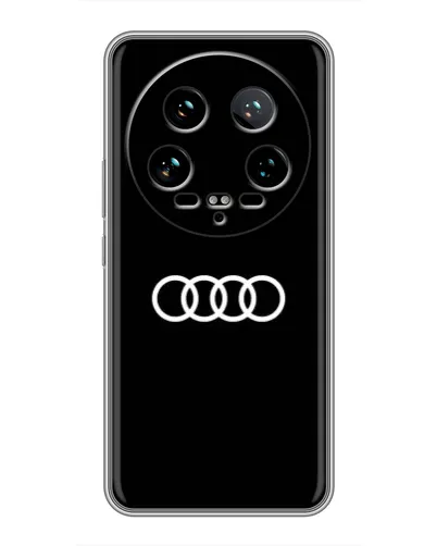 Чохол для Xiaomi 14 Ultra з картинкою «Audi White Logo»