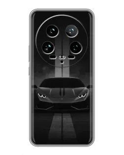 Чохол для Xiaomi 14 Ultra з картинкою «Lamborghini симетрія доріг»
