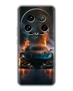 Чохол для Xiaomi 14 Ultra з картинкою «Lamborghini димна естетика»