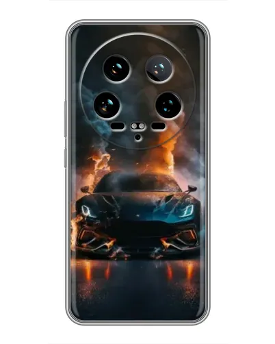 Чохол для Xiaomi 14 Ultra з картинкою «Lamborghini димна естетика»