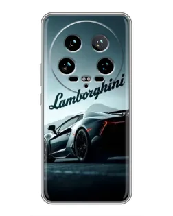 Чохол для Xiaomi 14 Ultra з картинкою «Класичний Lamborghini надпис»
