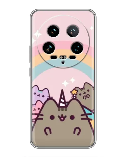 Чехол для Xiaomi 14 Ultra с картинкой «Единорог Pusheen»