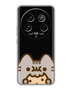Чехол для Xiaomi 14 Ultra с картинкой «Пушин на черном»