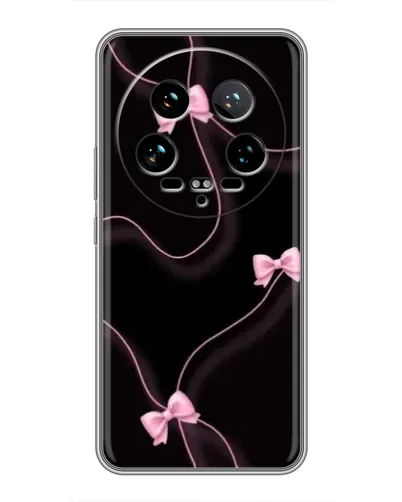 Чохол для Xiaomi 14 Ultra з картинкою «Рожеві стрічки»