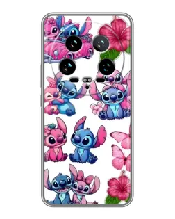 Чохол для Xiaomi 14 Ultra з картинкою «Стікери Stitch та Angel»