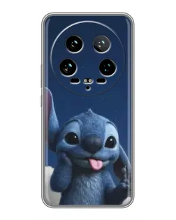 Чехол для Xiaomi 14 Ultra с картинкой «Стич в облаках»
