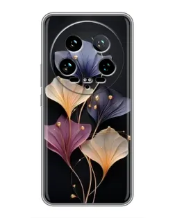Чохол для Xiaomi 14 Ultra з картинкою «Лілові квіти грації»