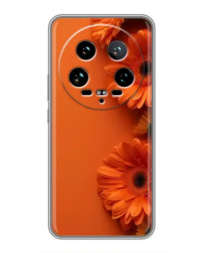 Чохол для Xiaomi 14 Ultra з картинкою «Помаранчеві гербери» Чохол для Xiaomi 14 Ultra з картинкою «Помаранчеві гербери»