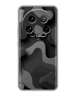 Чехол для Xiaomi 14 Ultra с картинкой «Темный абстрактный камуфляж» Чехол для Xiaomi 14 Ultra с картинкой «Темный абстрактный камуфляж»