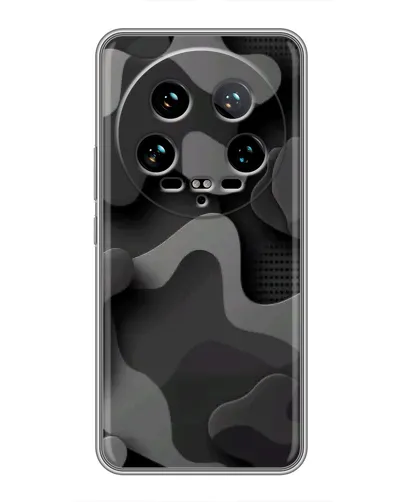 Чехол для Xiaomi 14 Ultra с картинкой «Темный абстрактный камуфляж» Чехол для Xiaomi 14 Ultra с картинкой «Темный абстрактный камуфляж»