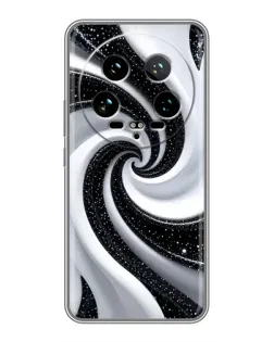 Чехол для Xiaomi 14 Ultra с картинкой «Черно-белая спираль» Чехол для Xiaomi 14 Ultra с картинкой «Черно-белая спираль»