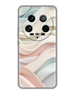Чехол для Xiaomi 14 Ultra с картинкой «Пастельные нежные волны»