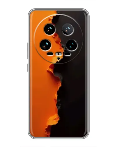 Чехол для Xiaomi 14 Ultra с картинкой «Оранжевый разлом» Чехол для Xiaomi 14 Ultra с картинкой «Оранжевый разлом»