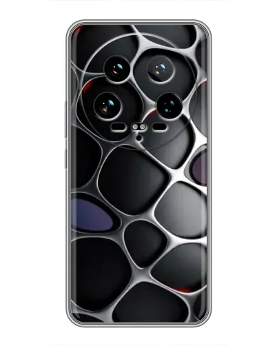 Чехол для Xiaomi 14 Ultra с картинкой «Объемная темная решетка» Чехол для Xiaomi 14 Ultra с картинкой «Объемная темная решетка»