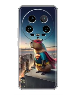 Чохол для Xiaomi 14 Ultra з картинкою «Капі-мен супергерой»