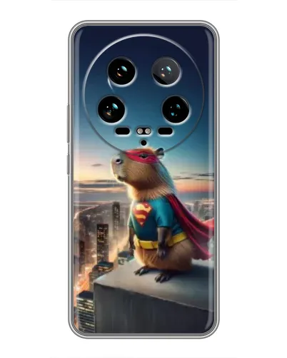 Чохол для Xiaomi 14 Ultra з картинкою «Капі-мен супергерой»