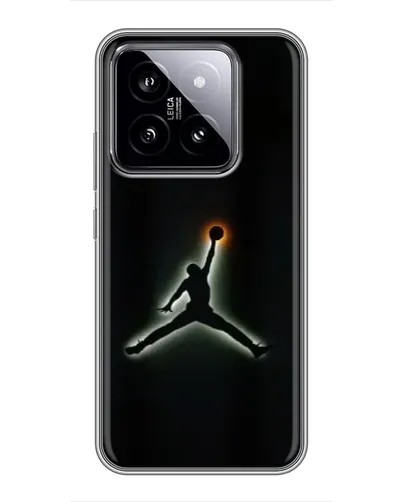 Чехол для Xiaomi 14 с картинкой «Jordan Gradient Logo»