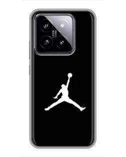 Чехол для Xiaomi 14 с картинкой «Jordan Silhouette»