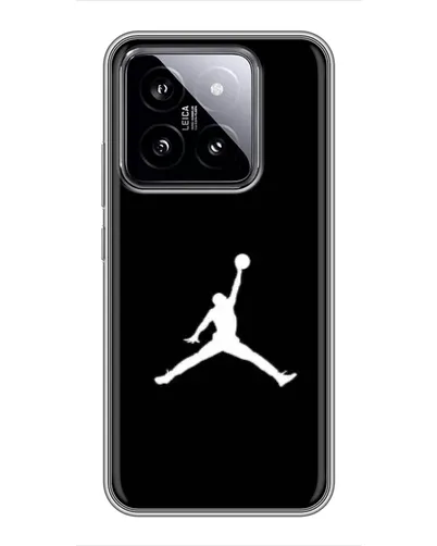 Чехол для Xiaomi 14 с картинкой «Jordan Silhouette»