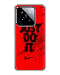 Чехол для Xiaomi 14 с картинкой «Nike Just Do It»