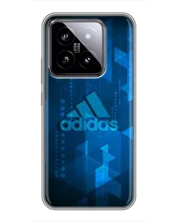 Чехол для Xiaomi 14 с картинкой «Adidas Sport Art»