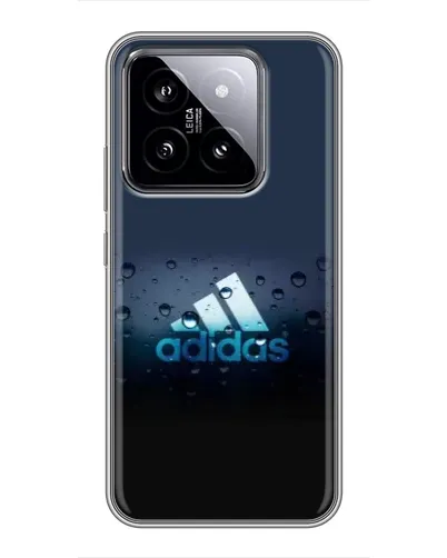 Чехол для Xiaomi 14 с картинкой «Adidas Water Drops»