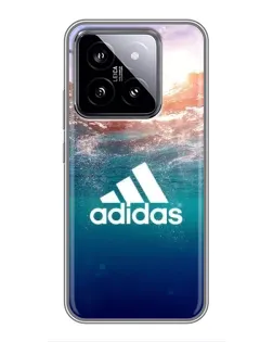 Чехол для Xiaomi 14 с картинкой «Океанская глубина адидас»