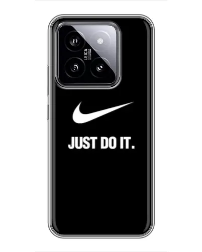 Чехол для Xiaomi 14 с картинкой «Классический принт Nike»