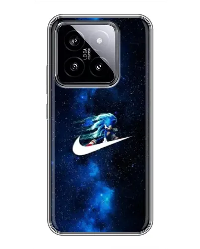 Чехол для Xiaomi 14 с картинкой «Звездный путь Nike»