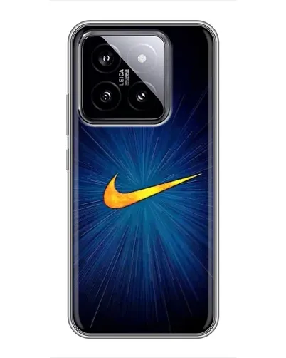 Чохол для Xiaomi 14 з картинкою «Синій пульс Nike» Чохол для Xiaomi 14 з картинкою «Синій пульс Nike»