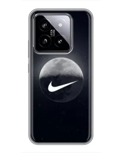 Чохол для Xiaomi 14 з картинкою «Nike у стилі графіті» Чохол для Xiaomi 14 з картинкою «Nike у стилі графіті»