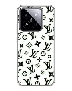 Чехол для Xiaomi 14 с картинкой «Монохромный хаос LV»