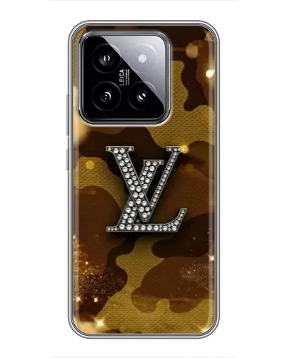 Чехол для Xiaomi 14 с картинкой «Камуфляжный Louis Vuitton»