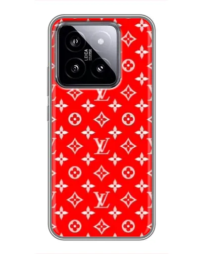 Чехол для Xiaomi 14 с картинкой «Яркий паттерн LV»