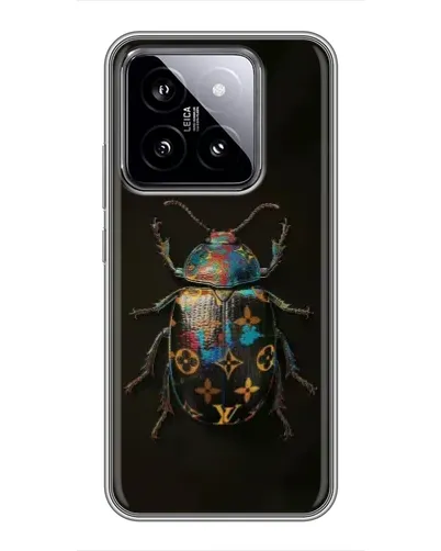 Чехол для Xiaomi 14 с картинкой «LV — мраморный принт»