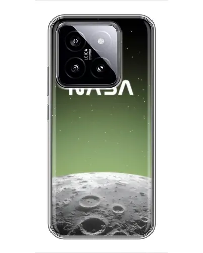 Чехол для Xiaomi 14 с картинкой «NASA — лунный градиент»