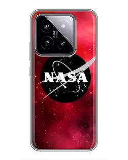 Чехол для Xiaomi 14 с картинкой «NASA — красная туманность»