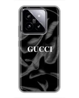 Чехол для Xiaomi 14 с картинкой «Gucci — шелковые волны»