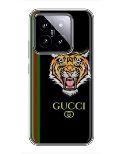 Чехол для Xiaomi 14 с картинкой «Тигр Gucci»