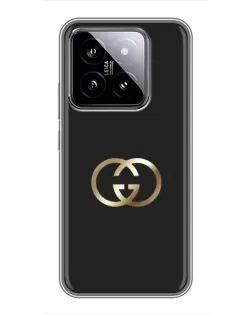 Чехол для Xiaomi 14 с картинкой «Минимализм Gucci»